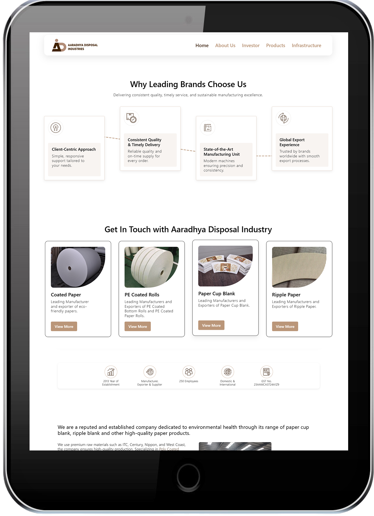 Product-focused page Image